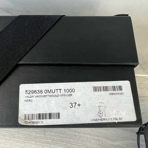 YSL Yves Saint Laurent Cassandra Medallion Stiletto Sandals Heels - Picture 5 of 8